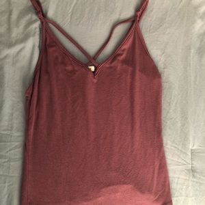 White and purple fitted tank top bundle
